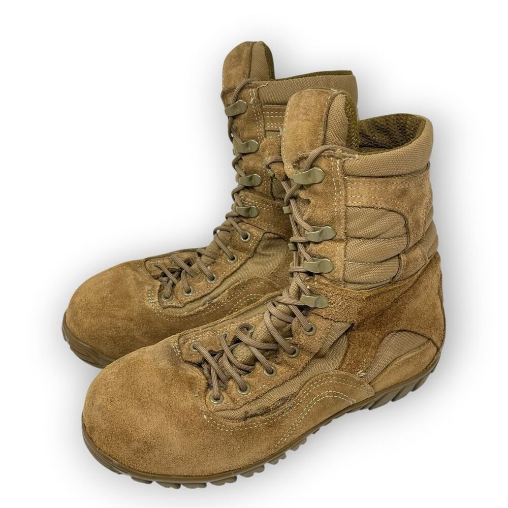 Belleville 533ST Sabre Steel Toe Boots Coyote Brown Vibram USA Men’s Size 9R